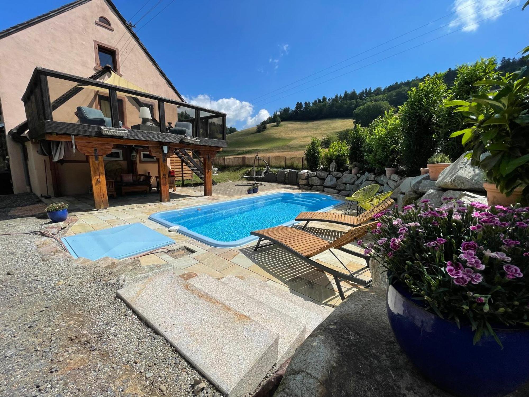 Ferienhaus Kappel Mit Pool ไฟรบวร์กอิมไบรส์เกา ภายนอก รูปภาพ